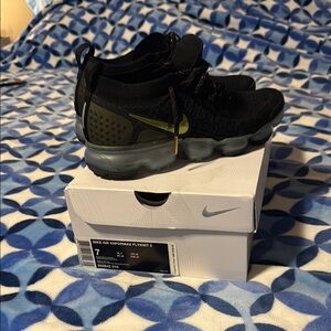 Nike Kids Air VaporMax Flyknit 2 Black Shoes